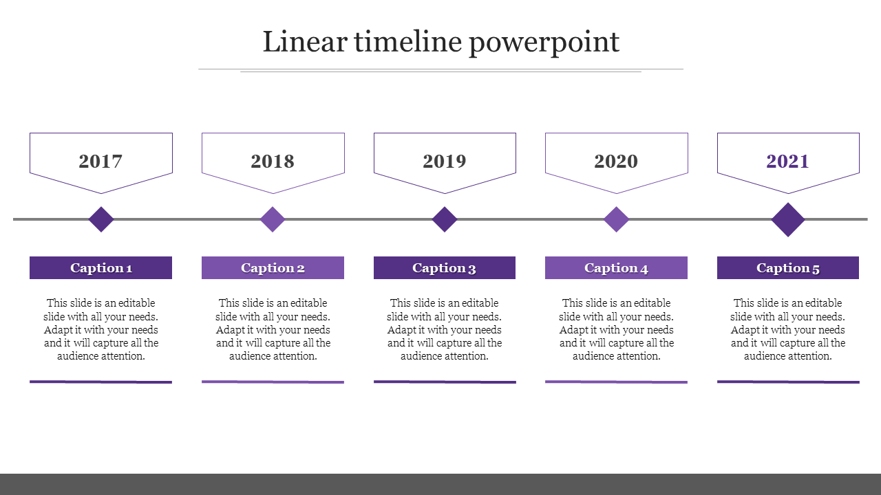 Free - Effective Timeline View In PPT Template Presentation